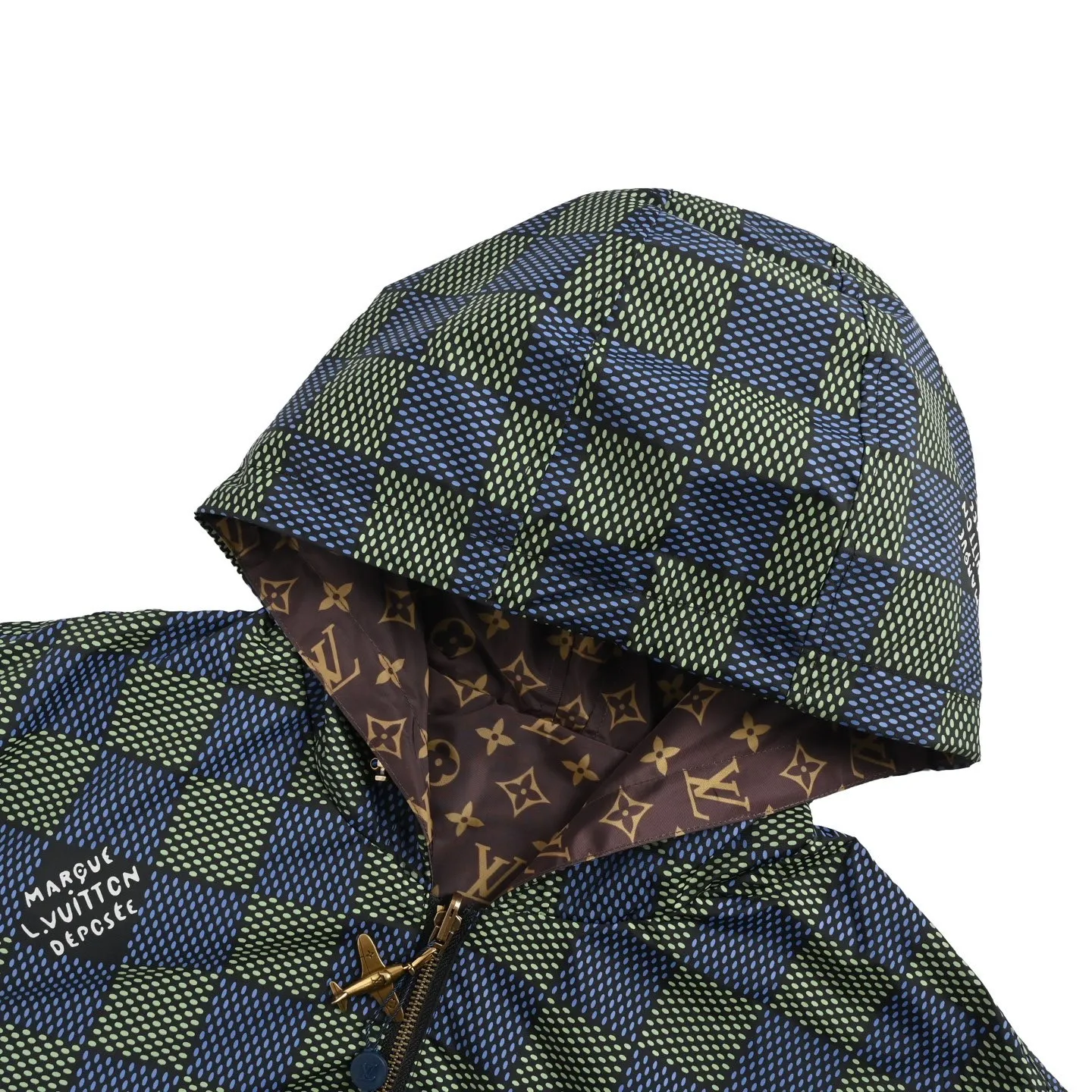 Louis Vuitton/Louis Vuitton presbyopic checkerboard double-sided jacket
